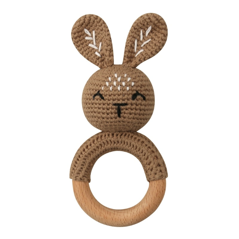 Bunny Burrow Baby Rattle and Teether