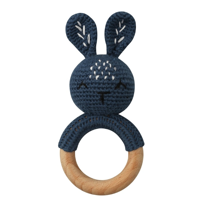 Bunny Burrow Baby Rattle and Teether