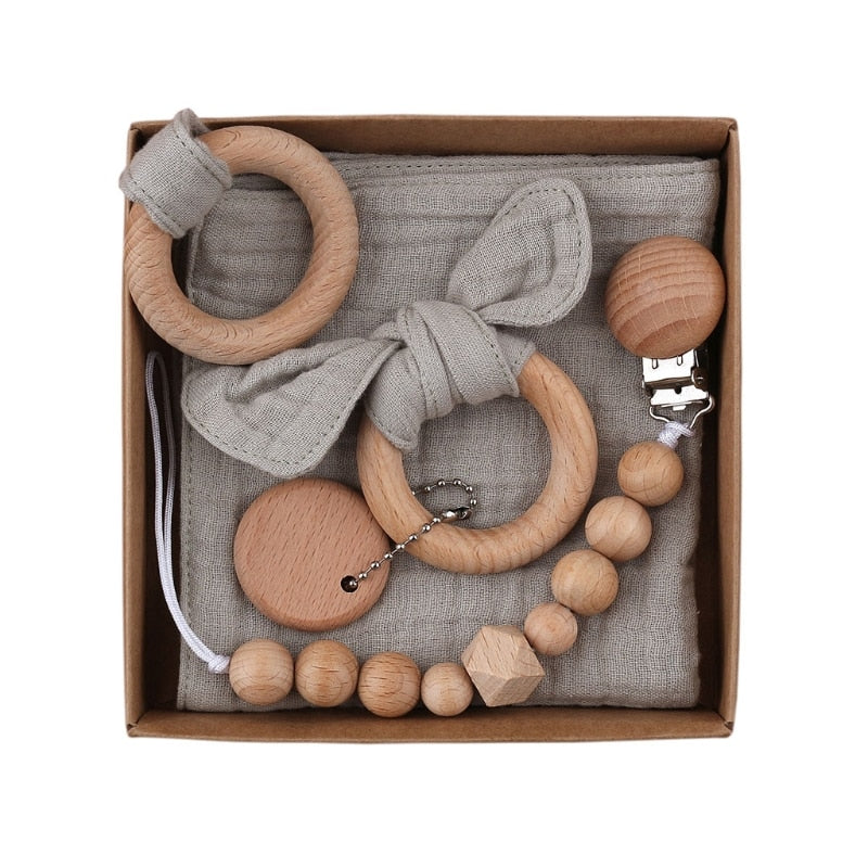 Lovey and Mini Bun Teether Gift Set