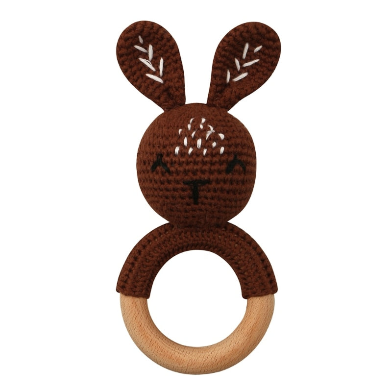 Bunny Burrow Baby Rattle and Teether