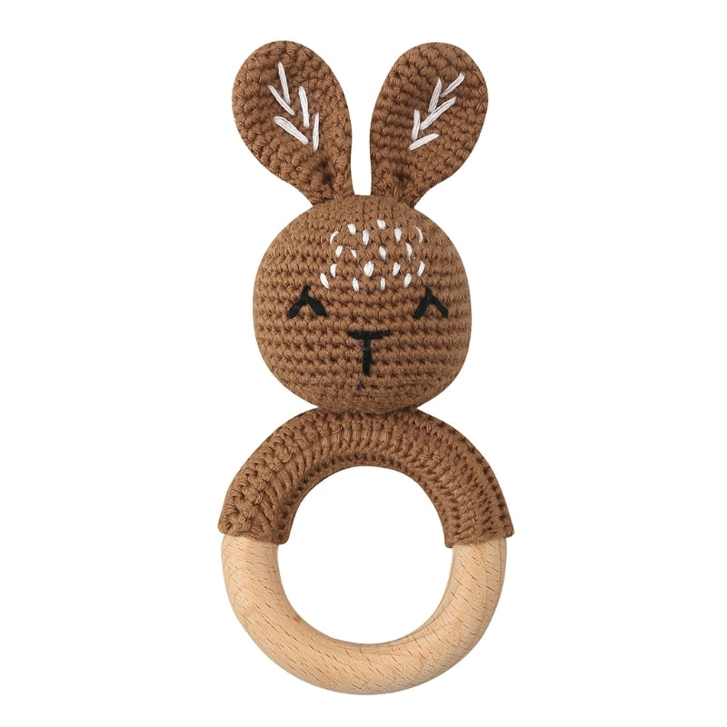 Bunny Burrow Baby Rattle and Teether