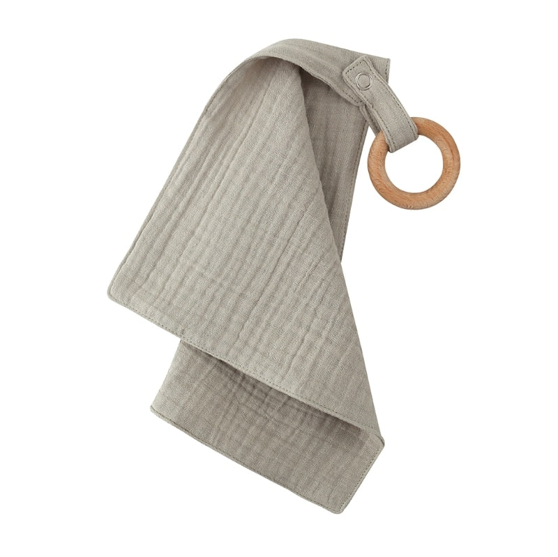 Muslin deals teething ring