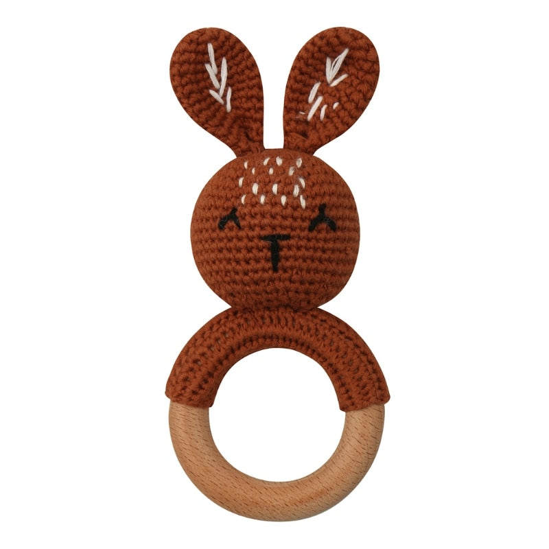 Bunny Burrow Baby Rattle and Teether