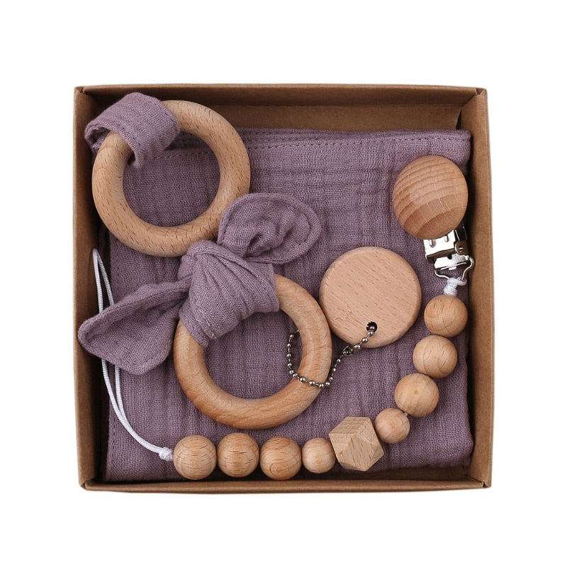 Lovey and Mini Bun Teether Gift Set