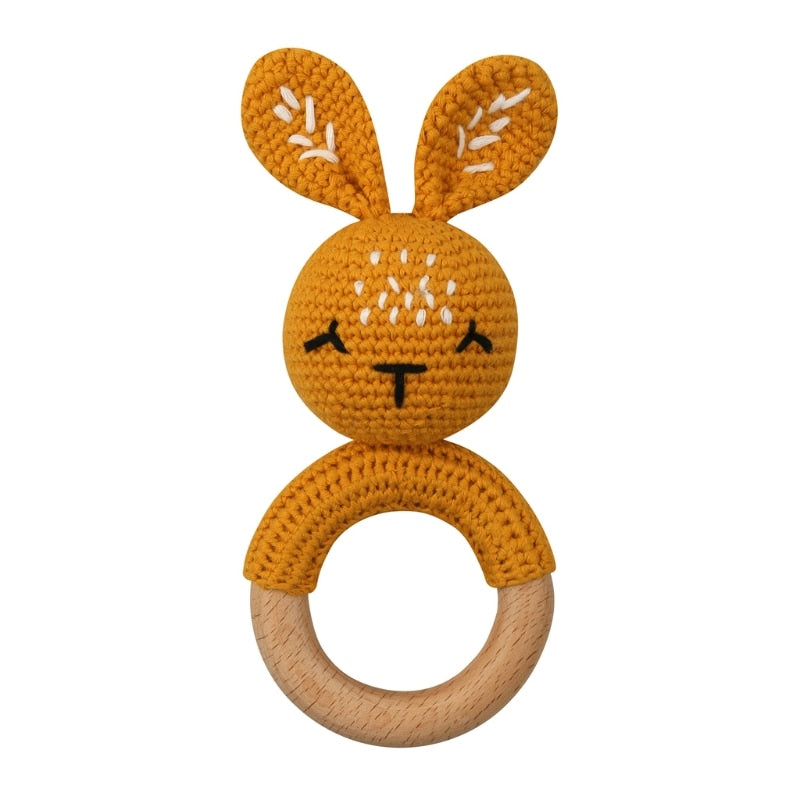 Bunny Burrow Baby Rattle and Teether