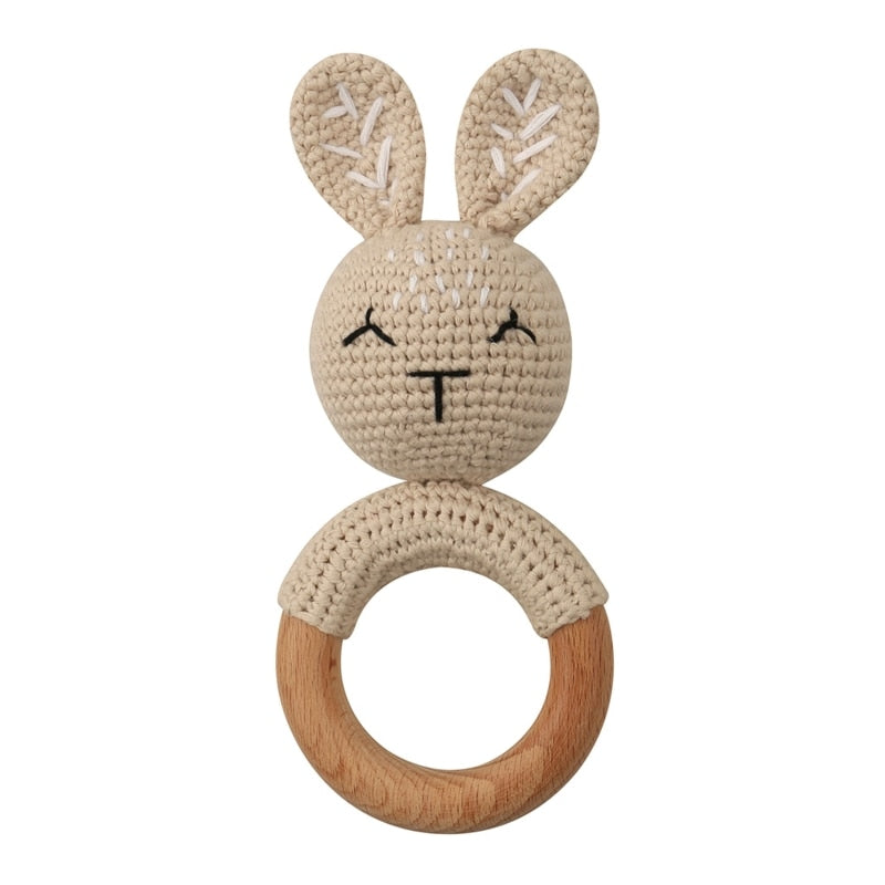 Bunny Burrow Baby Rattle and Teether