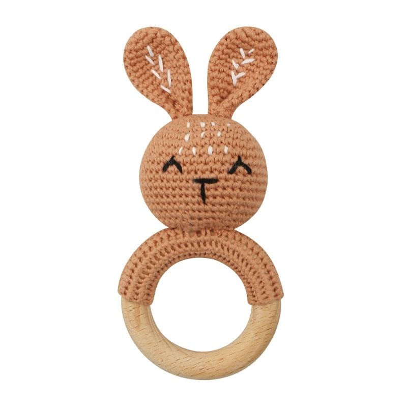 Bunny Burrow Baby Rattle and Teether